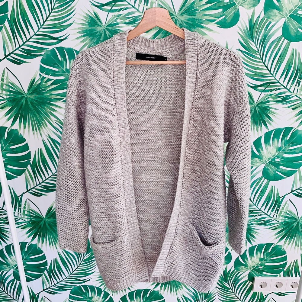 Oversized Chunky Knit Cardigan